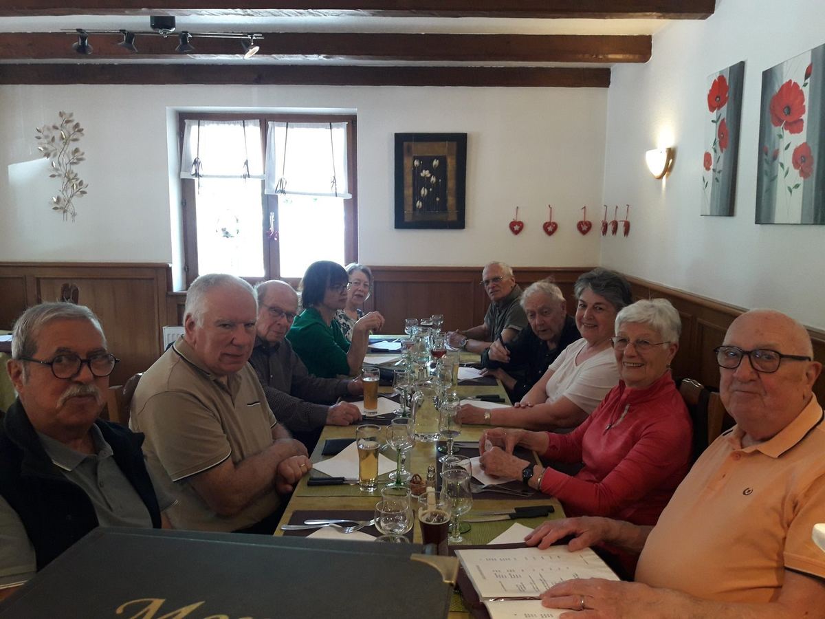 Groupe de marcheurs à Soultzmatt